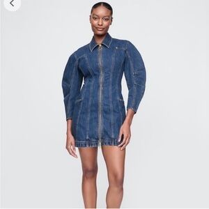 Gap × Cult Gaia Barrel Denim Mini Dress / NWT / size M